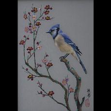 Blue Jay Silk 16 X 20